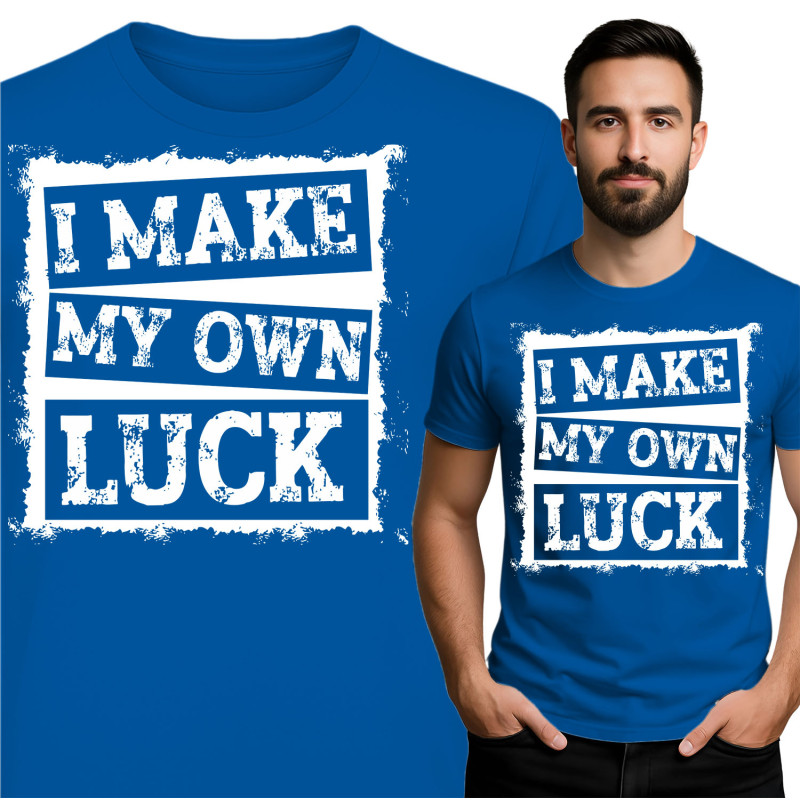 T-Shirt 'Ik Maak Mijn Eigen Geluk'