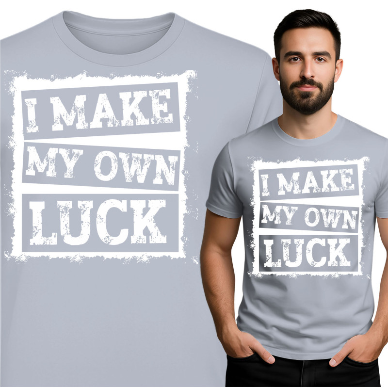 T-Shirt 'Ik Maak Mijn Eigen Geluk'