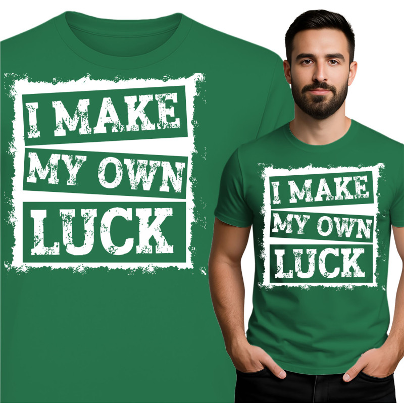 T-Shirt 'Ik Maak Mijn Eigen Geluk'