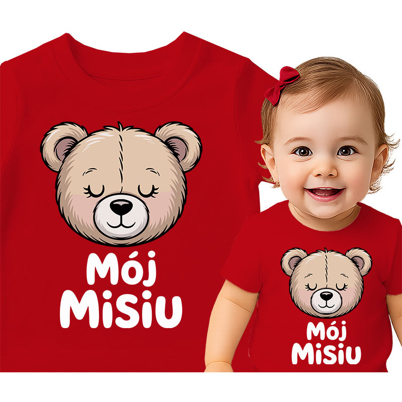 Koszulka dla dzieci 0-2 lata 'Mój Misiu'