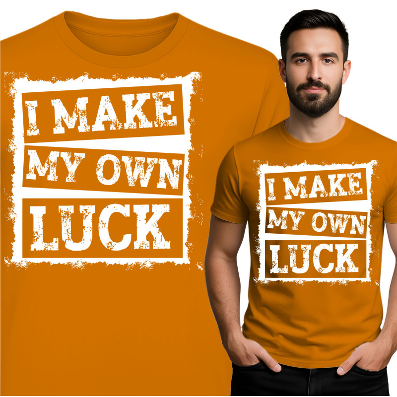 T-Shirt 'Ik Maak Mijn Eigen Geluk'