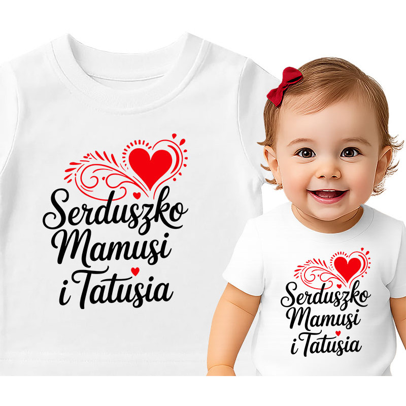 Koszulka dla dzieci 0-2 lata 'Przystojniak po tatusiu'