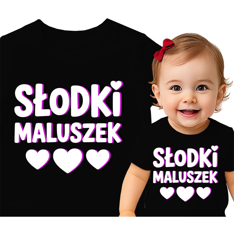 Koszulka dla dzieci 0-2 lata 'SŁODKi MALUSZEK'