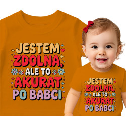 Schattige Baby T-shirt - Ik ben Getalenteerd, Net als Oma!