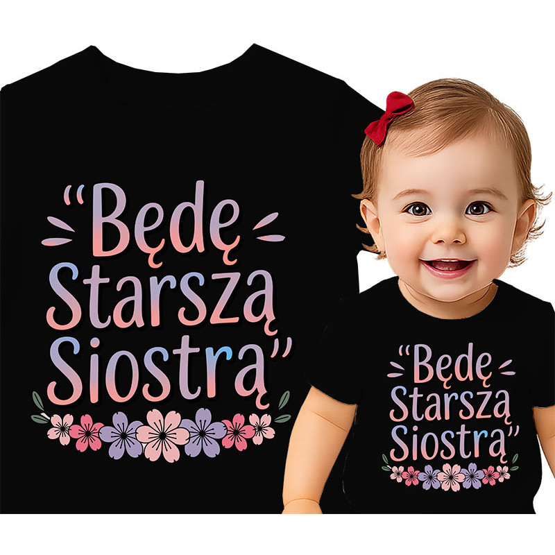 Schattig T-shirt voor grote zussen