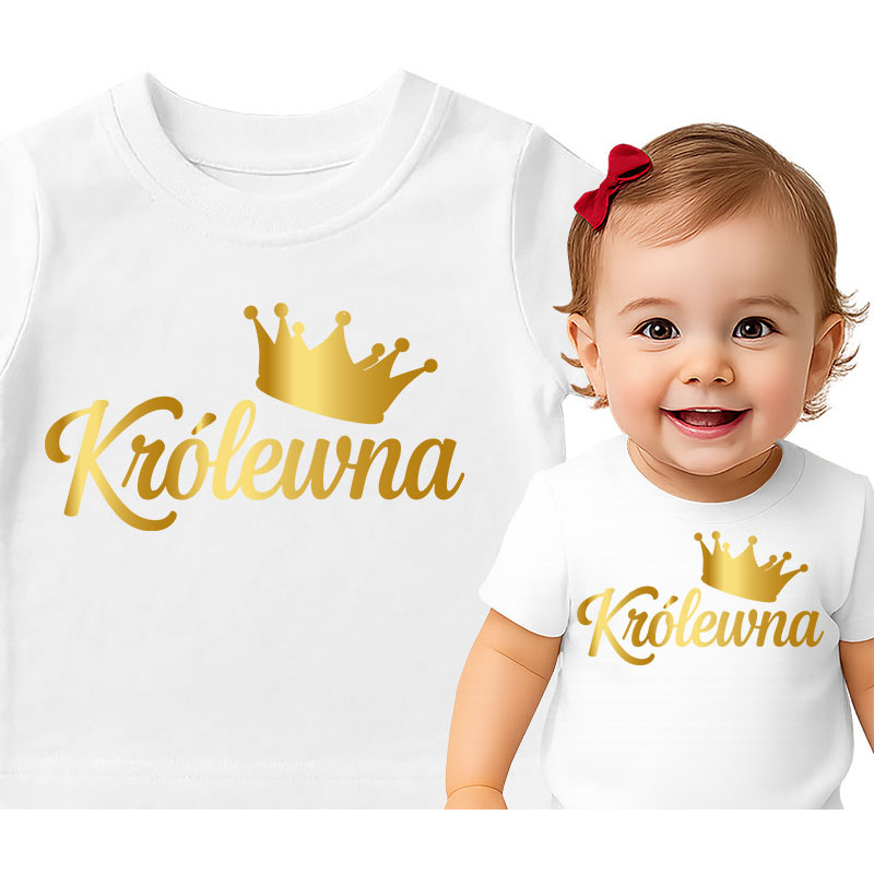 Baby T-shirt met Kroonprinses Ontwerp