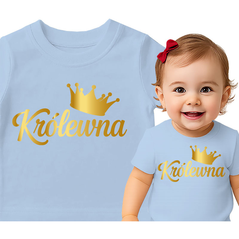 Baby T-shirt met Kroonprinses Ontwerp