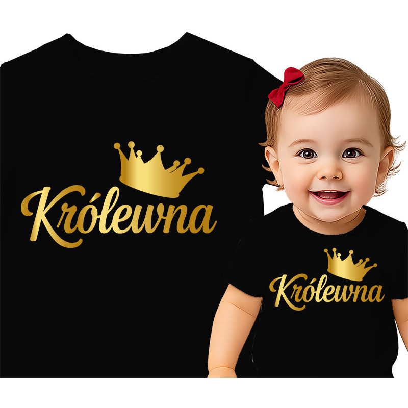 Baby T-shirt met Kroonprinses Ontwerp