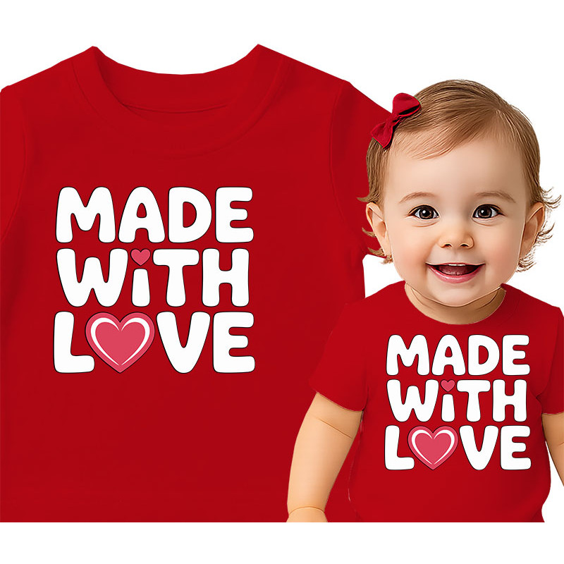 Baby T-shirt Gemaakt met Liefde