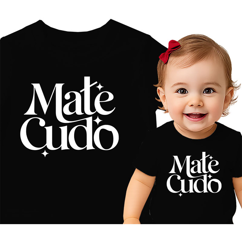Schattige 'Maté Cudo' Matchende T-shirts voor Kinderen