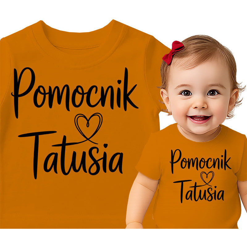 Koszulka dla dzieci 0-2 lata 'Pomocnik Tatusia'
