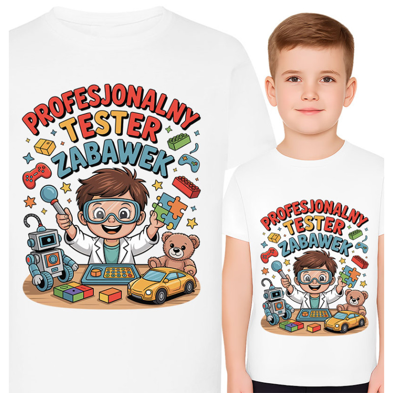 Professionele Speelgoed Tester T-Shirt voor Kinderen