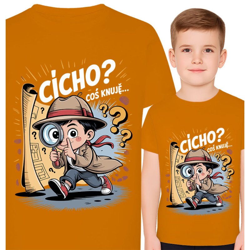 Kids Detective T-Shirt - Cicho? Coś Knuje...