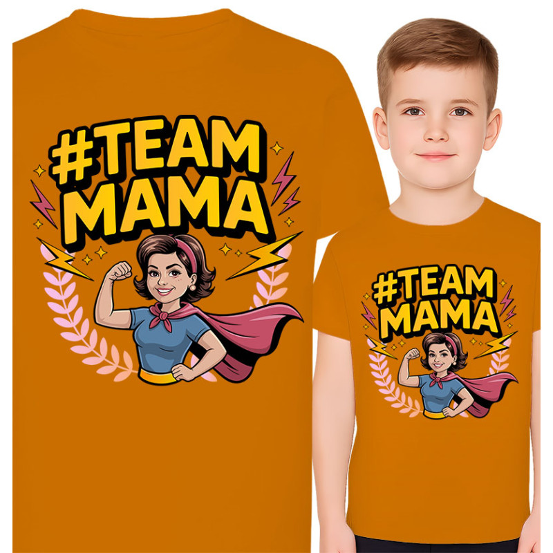 Superheldin Mama Tribute T-Shirt voor Kinderen