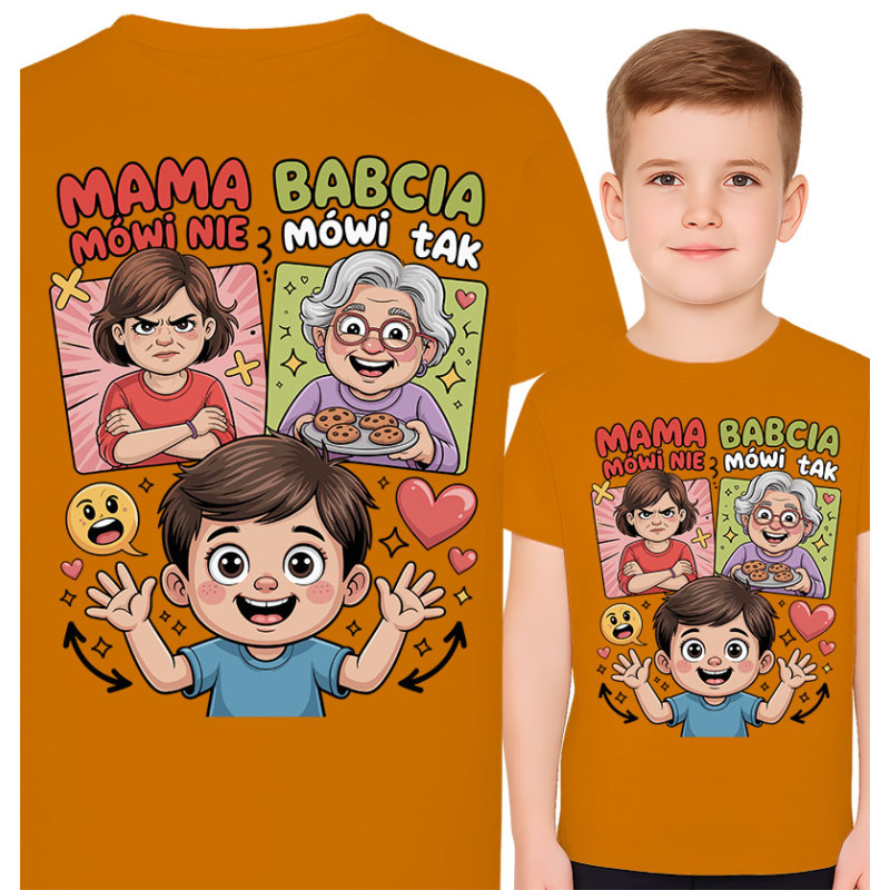 Grappig T-Shirt: Mama Zegt Nee, Oma Zegt Ja!