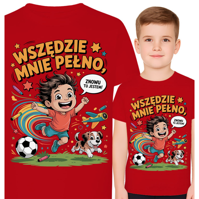 Leuke Kinder T-shirt - 'Vol Energie'