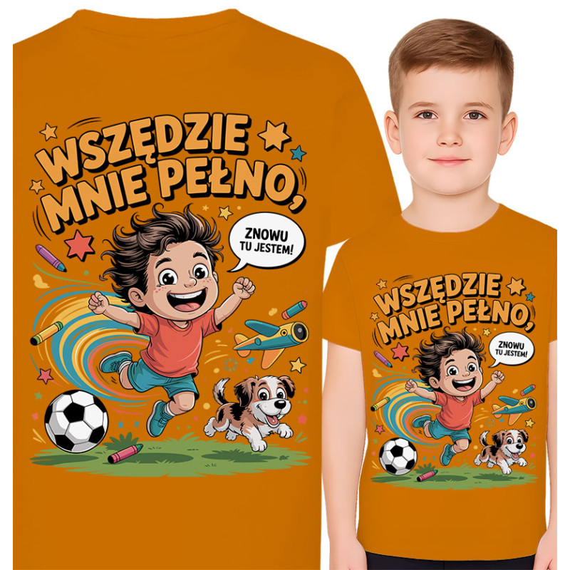 Leuke Kinder T-shirt - 'Vol Energie'