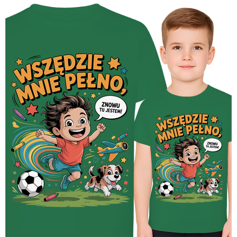 Leuke Kinder T-shirt - 'Vol Energie'