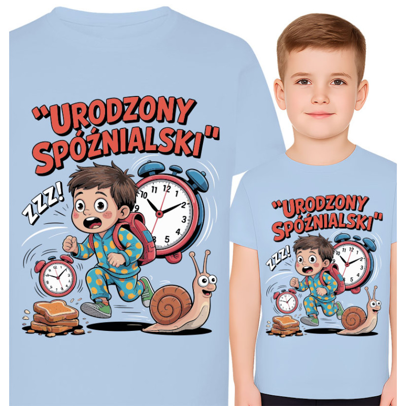 Born Late Kids T-Shirt