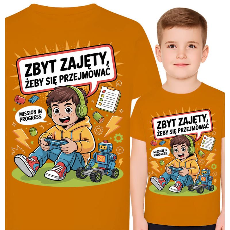 Kinderen Gamer T-Shirt - Druk Bezig