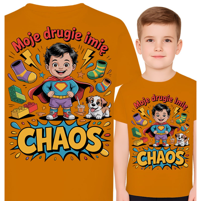 Superheld Chaos T-Shirt voor Kinderen