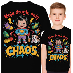 Koszulka dziecięca 'Moje drugie imię: Chaos'