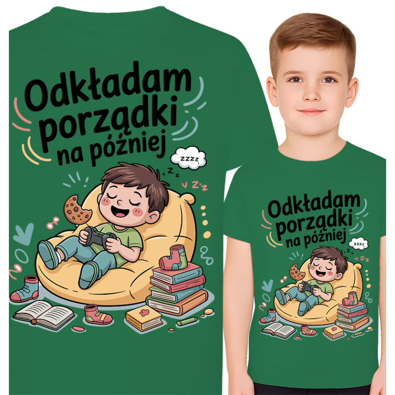 Schattig T-shirt voor Kinderen: Uitstelgedrag is Belangrijk