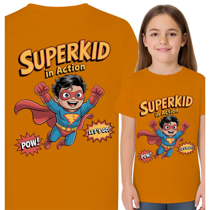 Superkid T-Shirt - Actievolle Pret!