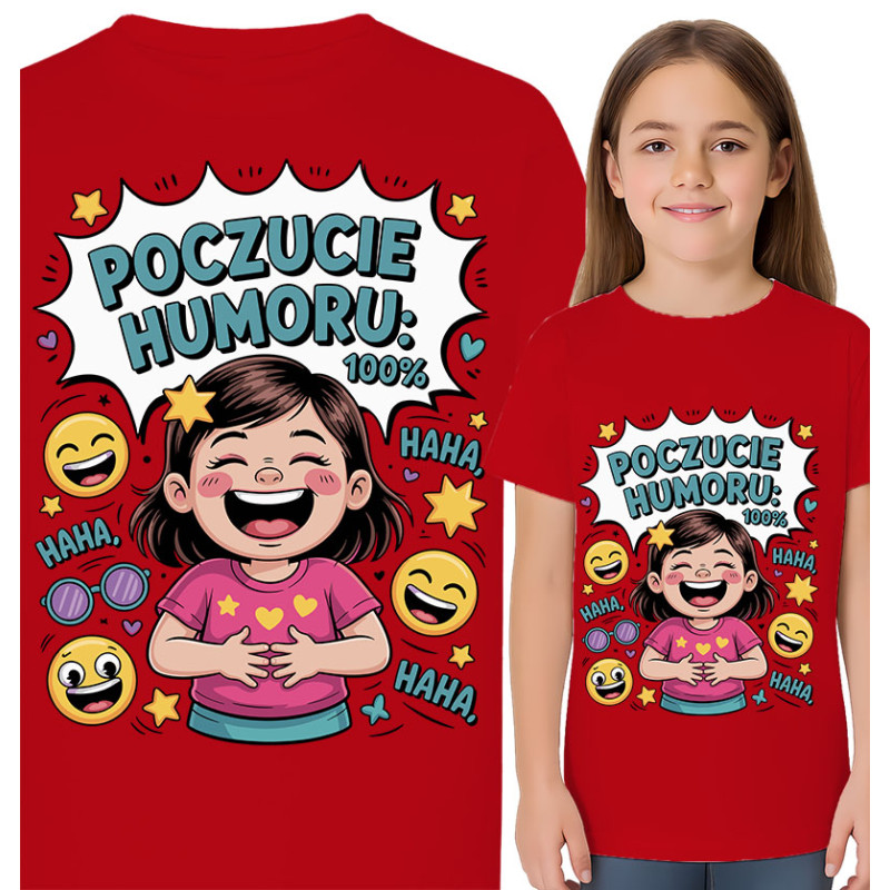 Koszulka dziecięca '100 percentage Poczucia Humoru'