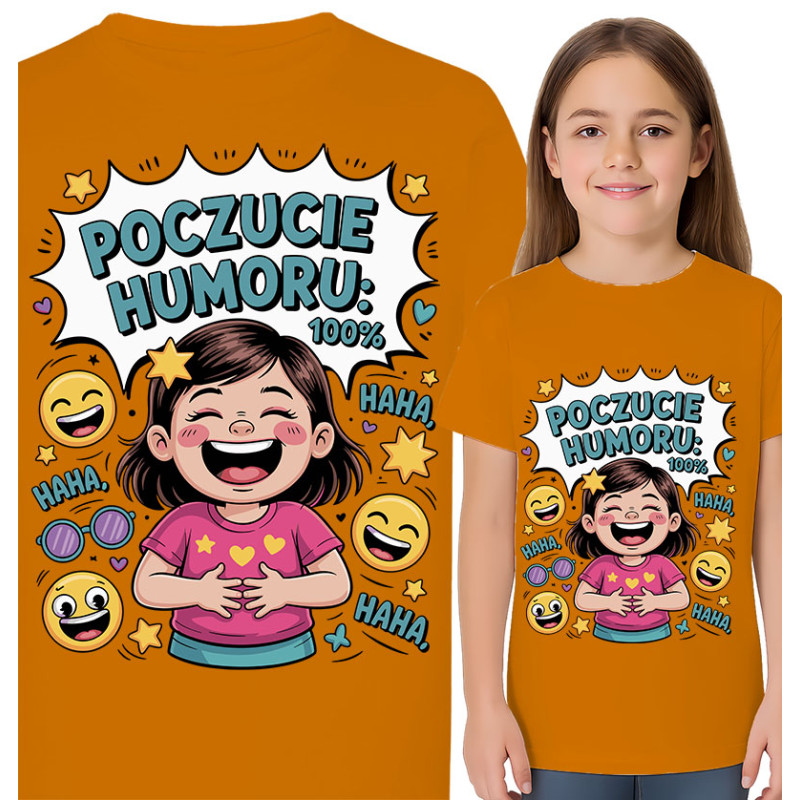 Koszulka dziecięca '100 percentage Poczucia Humoru'
