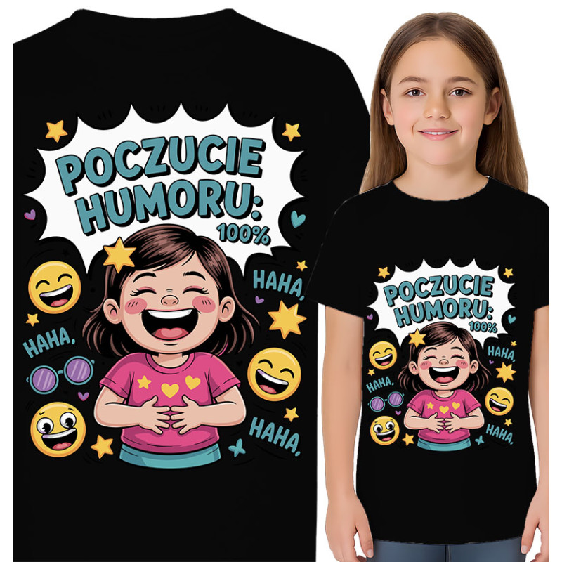 Koszulka dziecięca '100 percentage Poczucia Humoru'