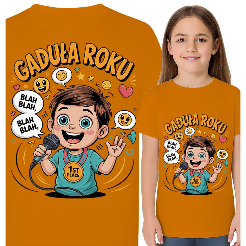 Koszulka dziecięca 'Gaduła Roku'