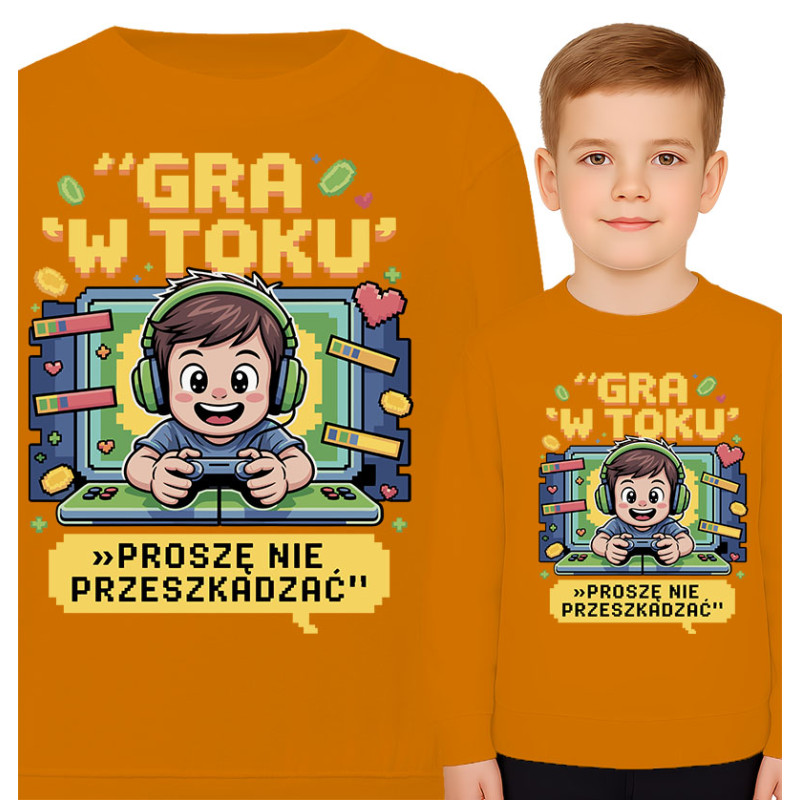 Blaze dziecięca 'GRA W TOKU – PROSZĘ NIE PRZESZKADZAĆ'