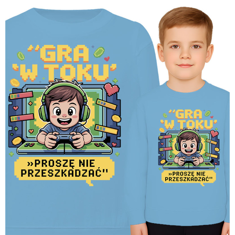 Blaze dziecięca 'GRA W TOKU – PROSZĘ NIE PRZESZKADZAĆ'