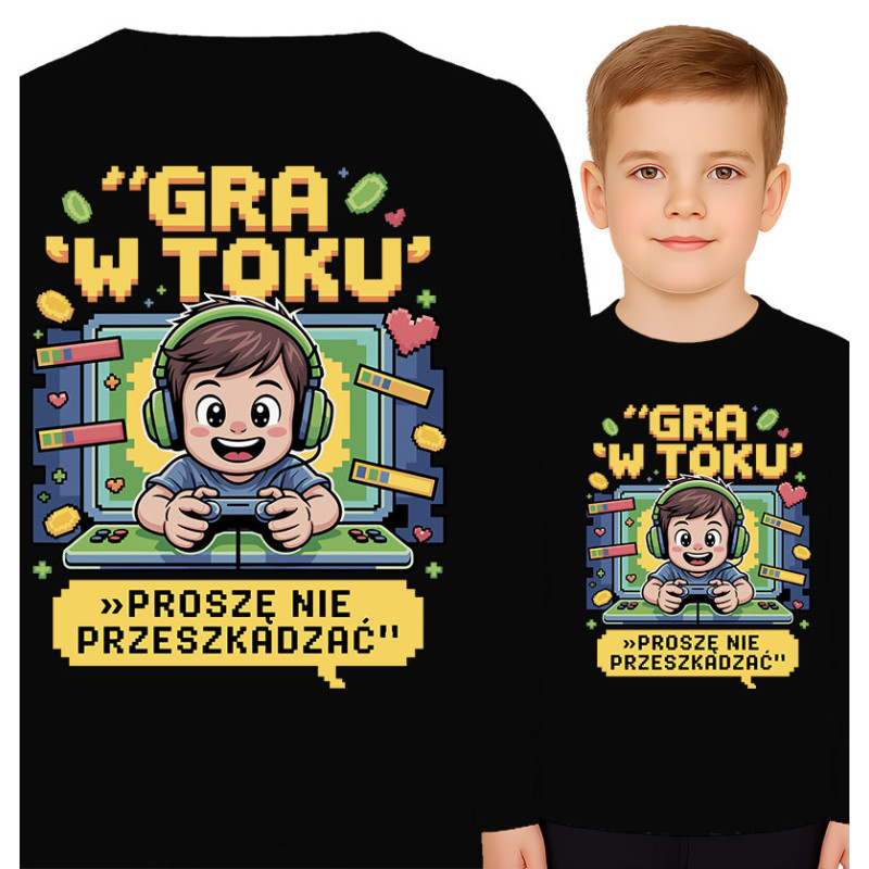 Blaze dziecięca 'GRA W TOKU – PROSZĘ NIE PRZESZKADZAĆ'