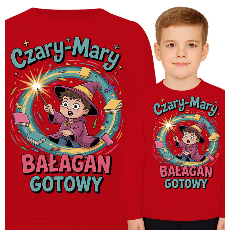 Bluza dziecięca 'Czary-Mary, bałagan gotowy!'