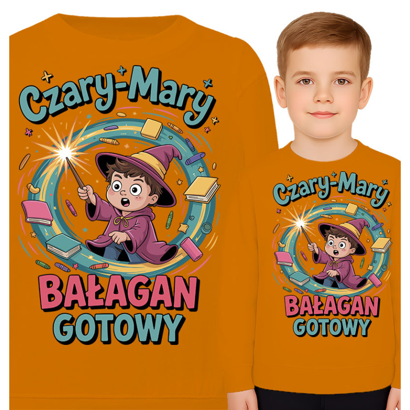 Bluza dziecięca 'Czary-Mary, bałagan gotowy!'