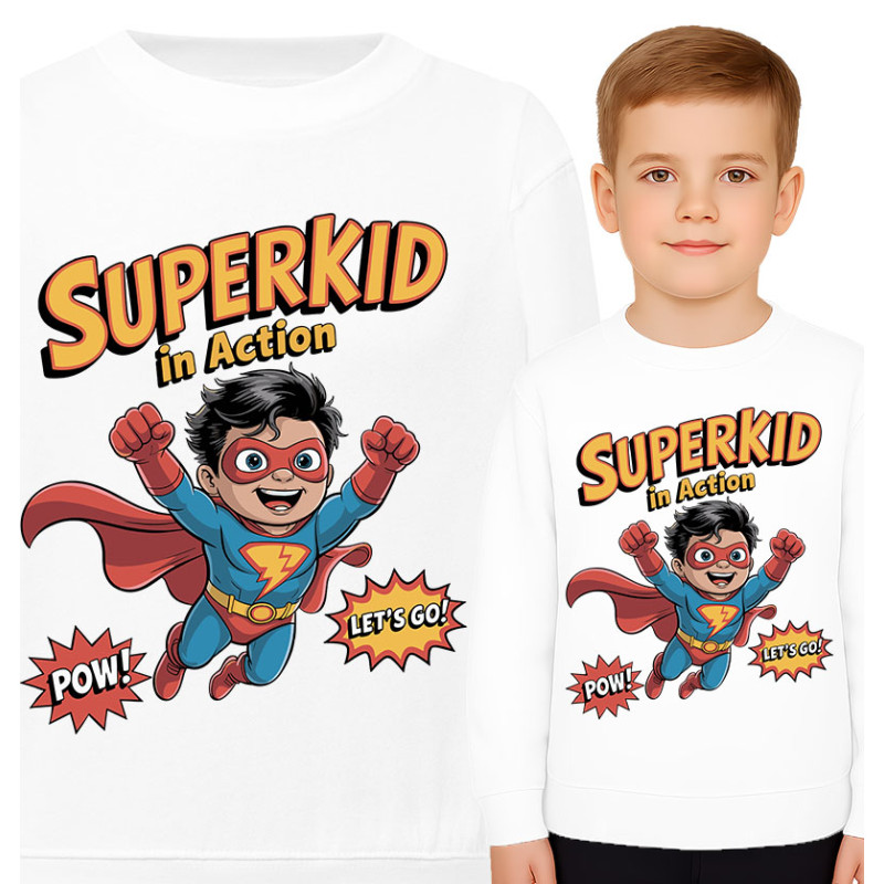 Superhelden Themed Kinder T-Shirt