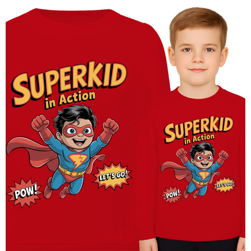 Bluza dziecięca  'Superkid w Akcji'