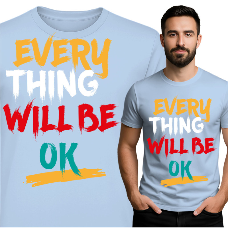 Motiverende T-shirt: Alles Komt Goed