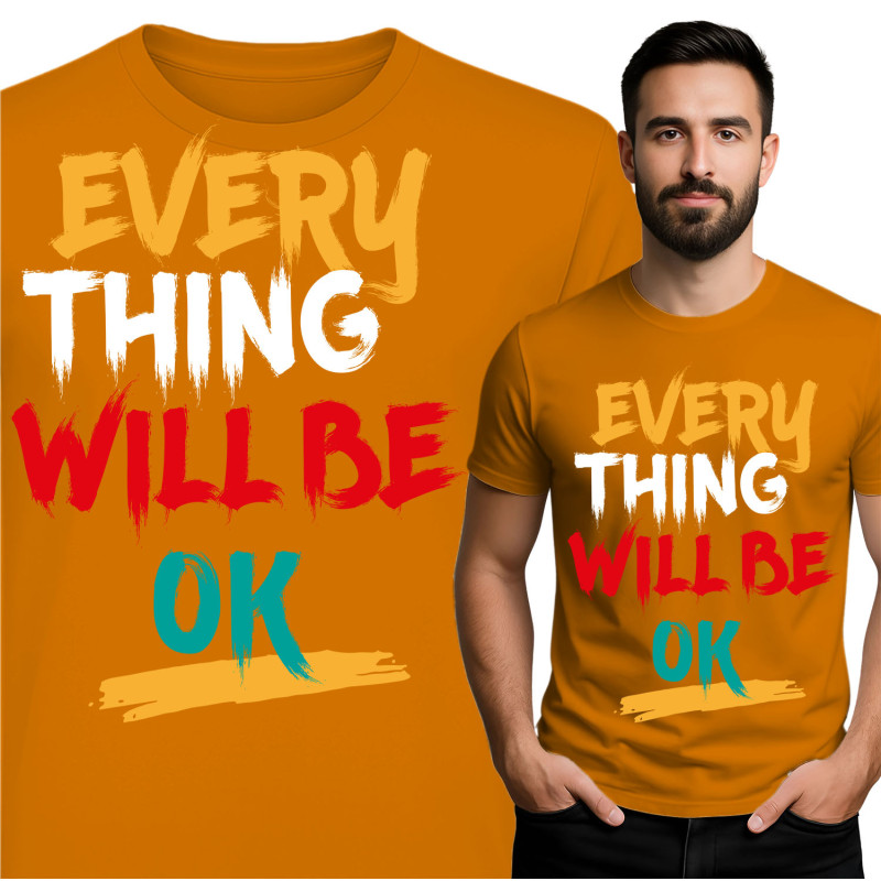 Motiverende T-shirt: Alles Komt Goed
