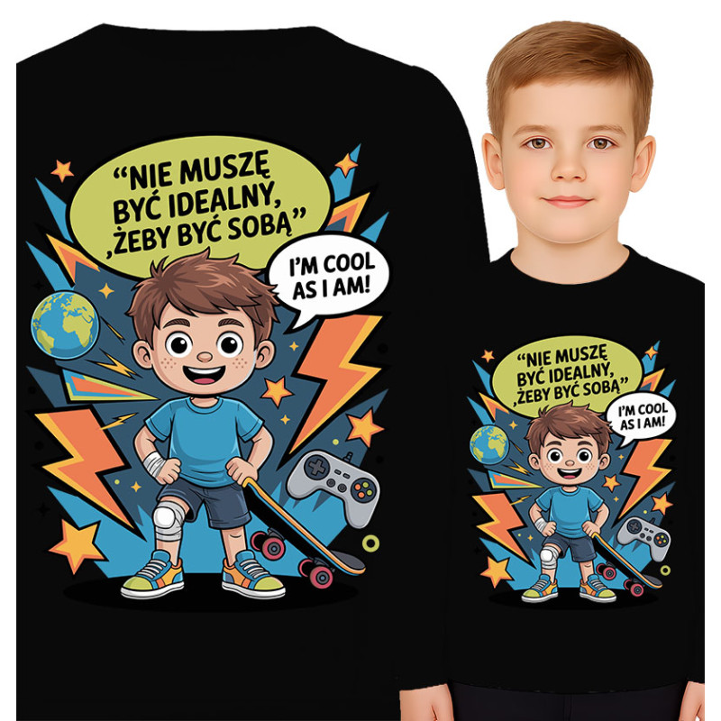 Coole T-shirt voor Kinderen met Motivational Design