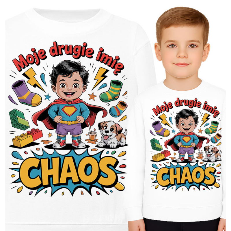 Chaos Superheld Kinder T-Shirt