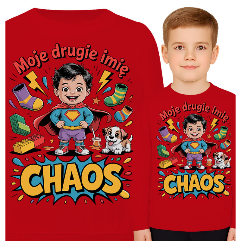 Chaos Superheld Kinder T-Shirt