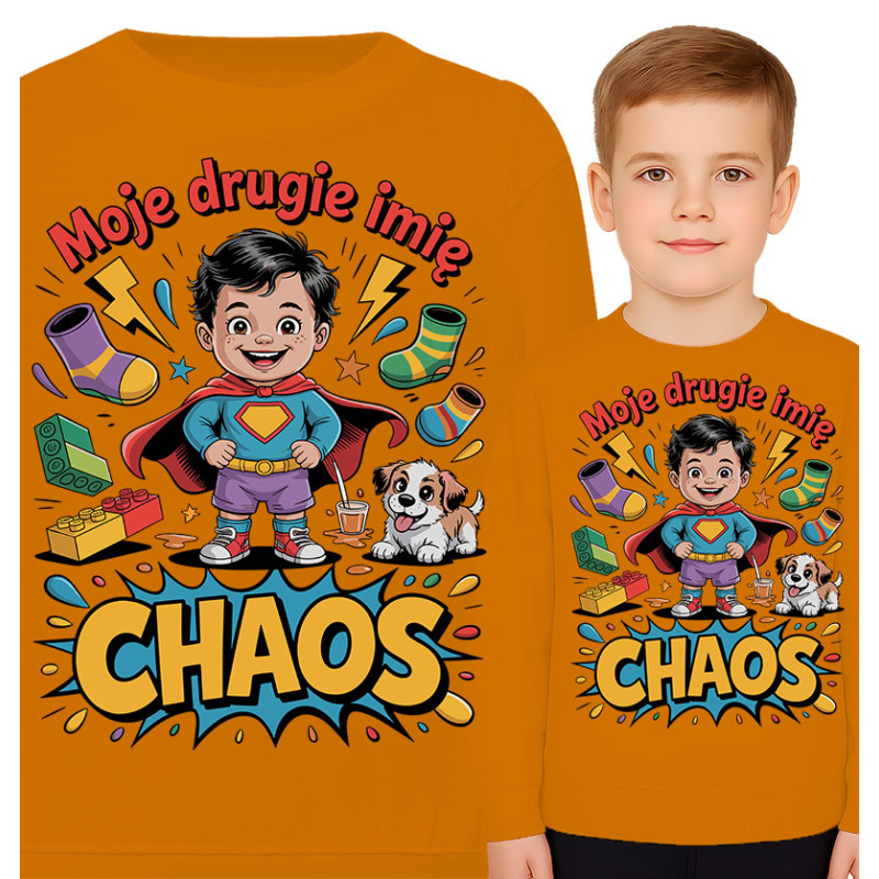 Chaos Superheld Kinder T-Shirt