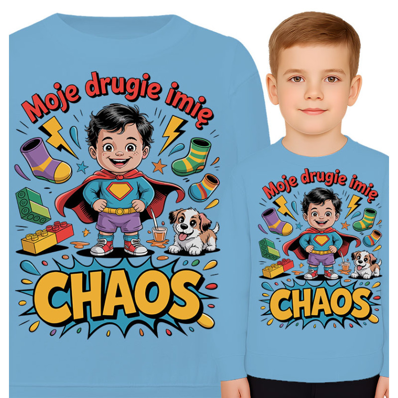 Chaos Superheld Kinder T-Shirt