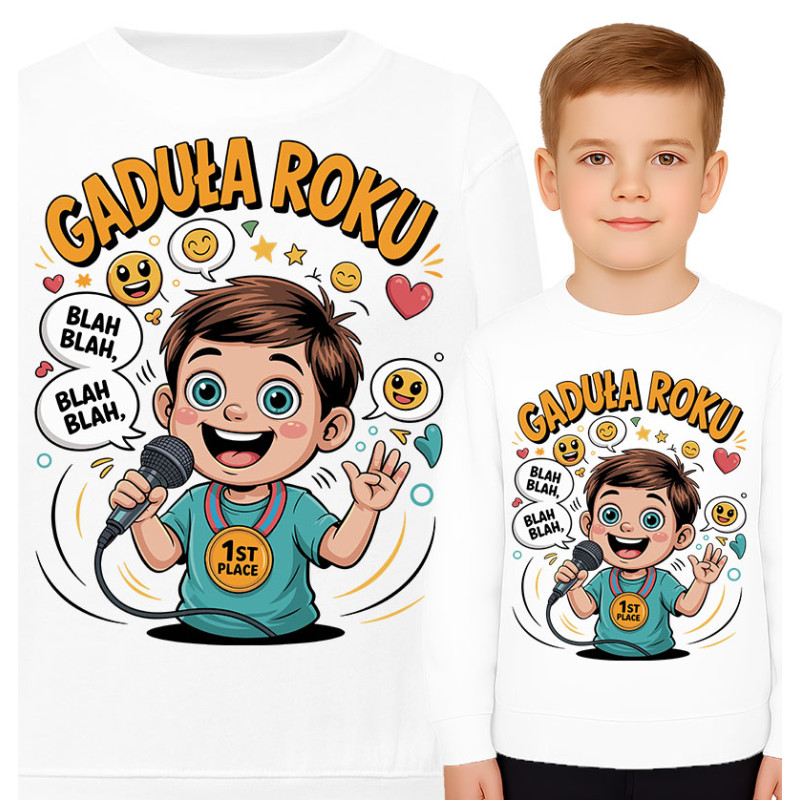 Bluza dziecięca 'Gaduła Roku'
