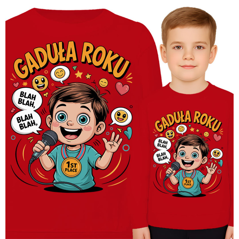Bluza dziecięca 'Gaduła Roku'