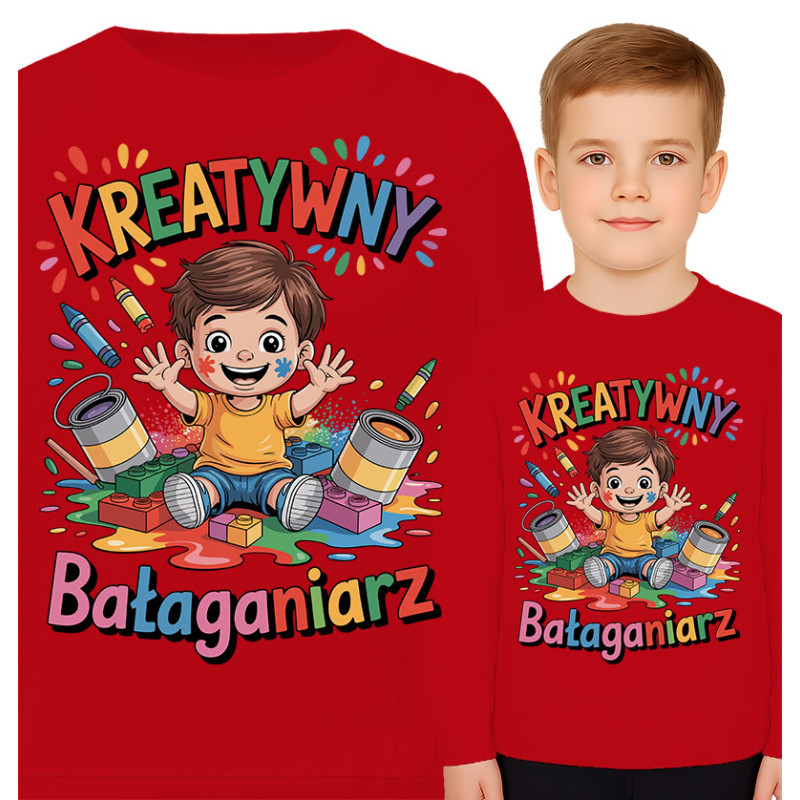 Bluza dziecięca 'Kreatywny Bałaganarz'