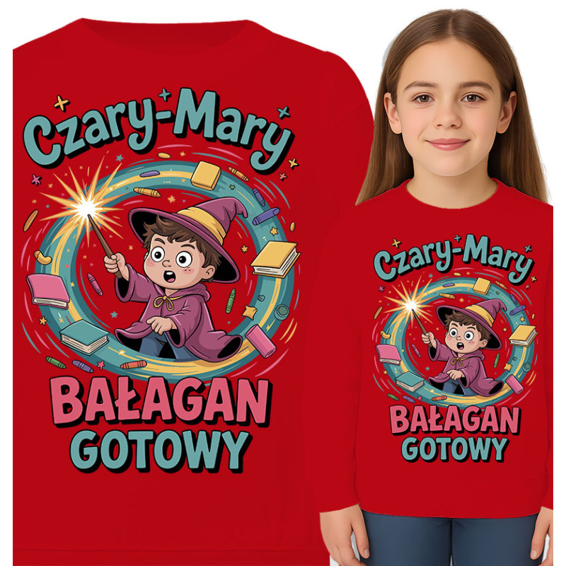 czerwony